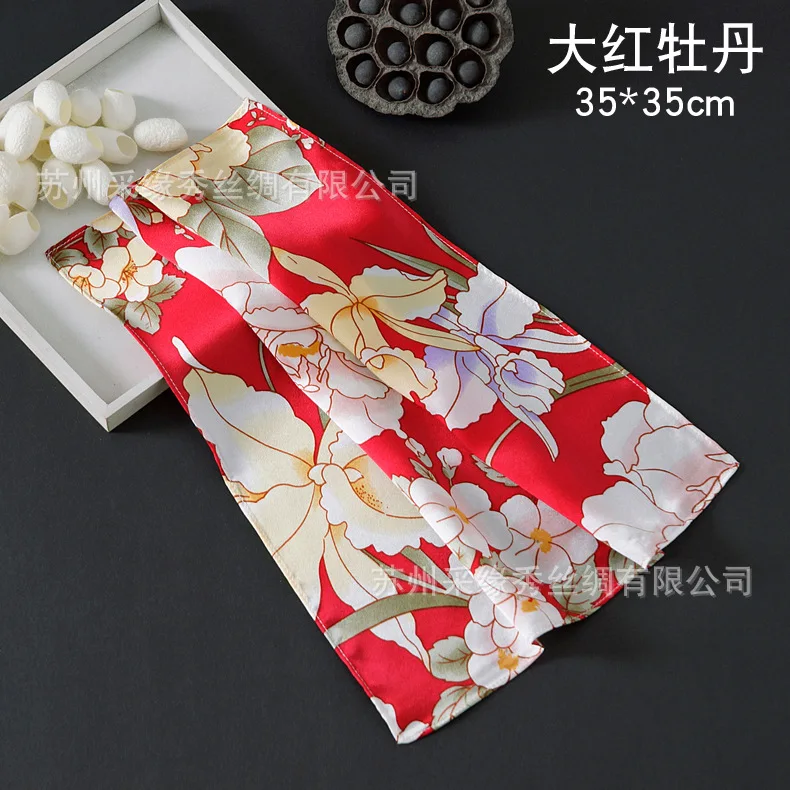 35*35 cm Herren-Business-Anzüge, 100 % Seide, Einstecktuch, Taschentücher für Hochzeit, Blumen-Taschentücher, Herren-Taschentuch, Weihnachtsgeschenk – Detail 8
