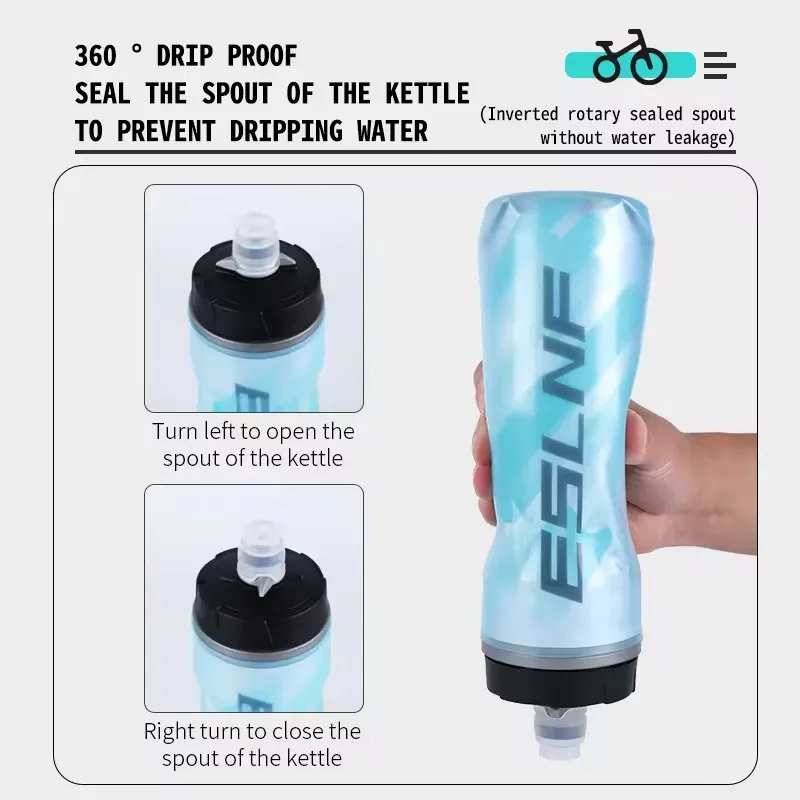 Insulated Cold Cycling Water Bottle Portable 610ml MTB Bottle Ultralight Dustproof Sports water bottle,bicycle water bottle,sports bottle