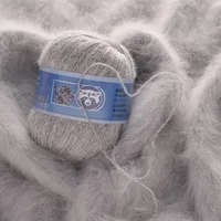 70g Long Hair Mink Cashmere Line Mink Cashmere Yarn Jewelry Hand-knitted Coarse Merino Wool Yarn for Knitting 1