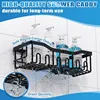 Bathroom Shelf Wall Mounted Corner Storage Shelves Shampoo Holder Cosmetic Rack Iron Shower Drain Basket Bathroom Organizer 4