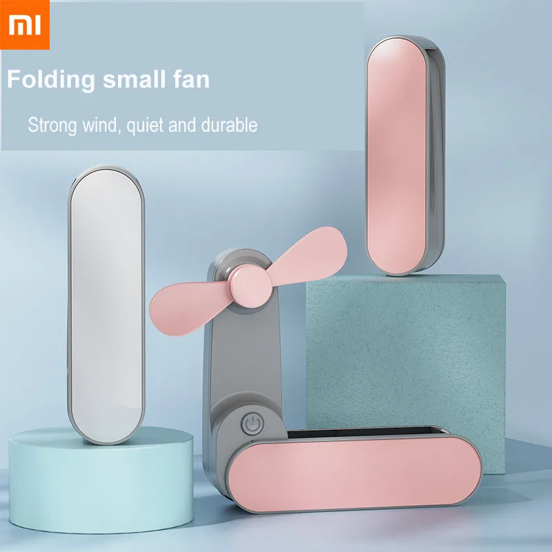

Xiaomi Youpin Mini Folding Fan Multifunctional Three-purpose Portable USB Rechargeable Fan Mute Handheld Safe Fan for Travel