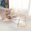 Cat and Dog Drinking Bowl Food Bowl Pet Drinking and Feeding Station Iron Bowl for Moisturizing and Healthy Eating