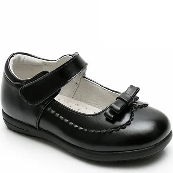 School Shoes Princess Shoes Kids Girls Soft Soled Leather Shoes Children Student Girls Show Shoes Party Shoes 1