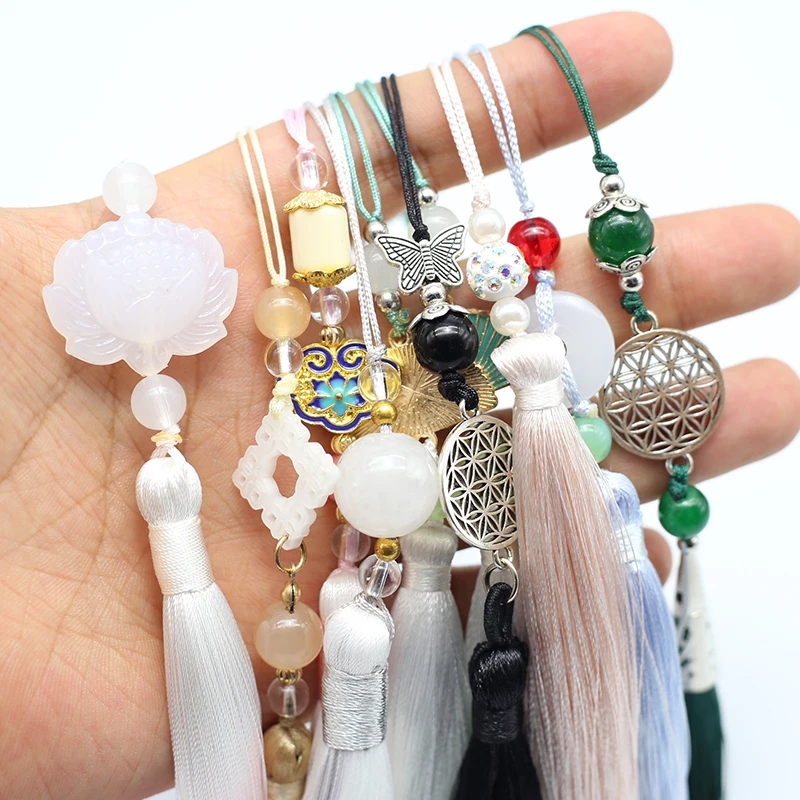 Hanging Rope Silk Tassel Fringe 20-28cm Chinese style Hooks Pendant Jewelry Making Finding Supplies Accessories tassel fringe,tassel decoration,tassel accessories,tassel trim
