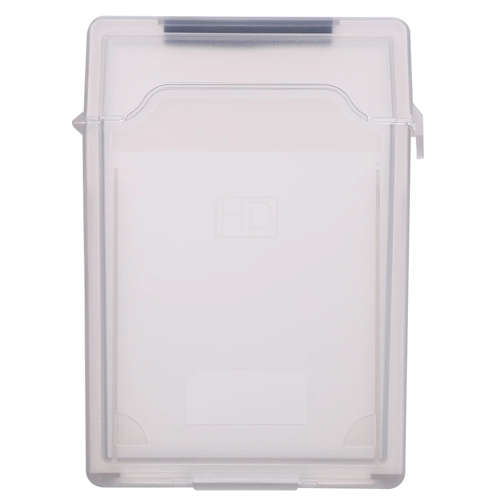 2.5 in HDD SSD Protective Case Anti-static Hard Drive Disk Protective Box Plastic Moisture-proof Protective Cover Dustproof