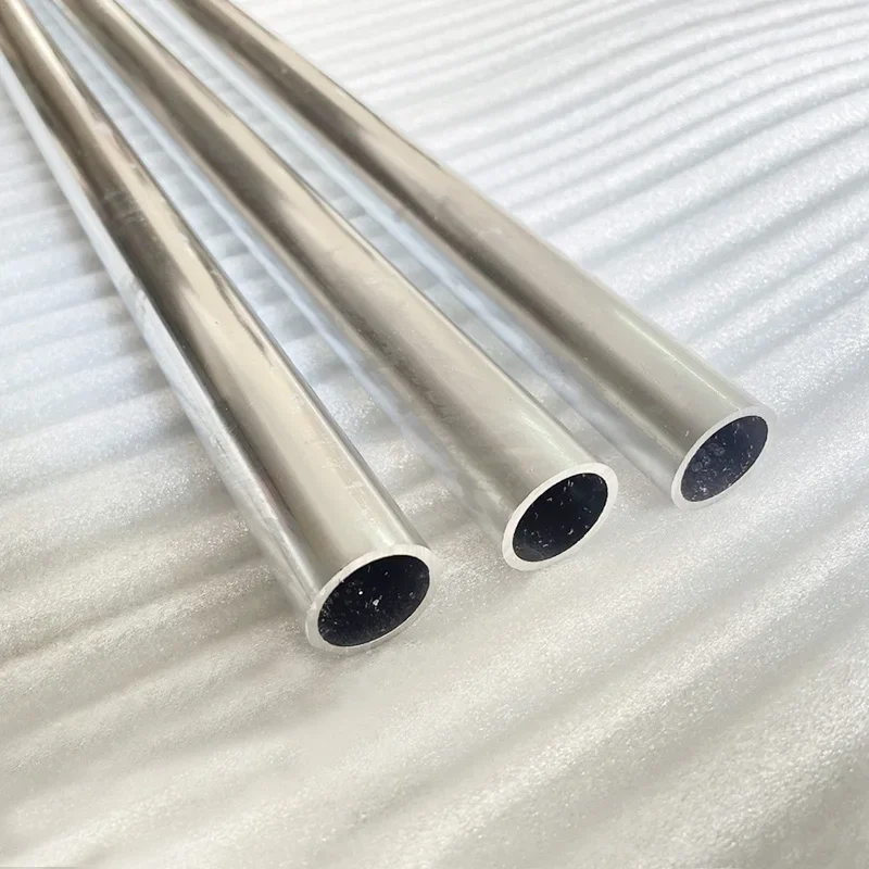 1Pc 길이 100-500mm 6063 알루미늄 합금 튜브 OD 41mm 42mm 43mm 44mm 45mm 45.5mm 46mm 48mm 50mm 중공 원형 알루미늄 파이프