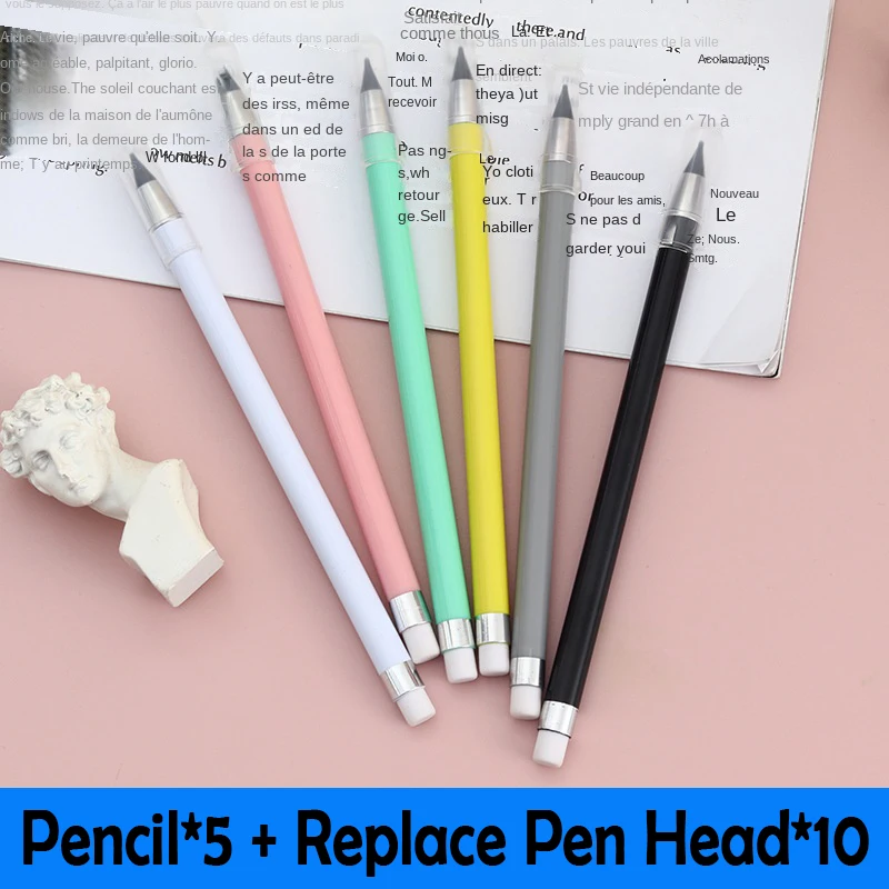 15Pcs Color Eternal Pencil Lead Core Wear resistant Not Easy To Break
