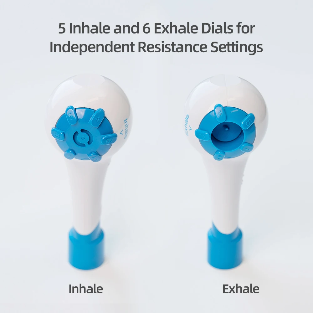 Breathing Exercise Device for Lungs Expander Respiratory Muscle Trainer