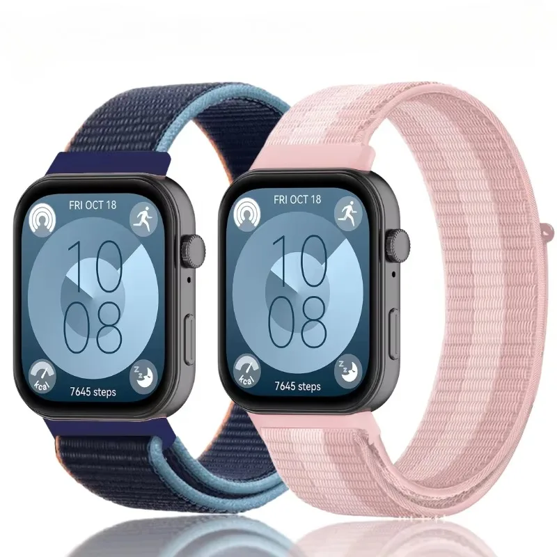 Breathable Nylon Woven Sports Strap - Smartwatch Wristband Bracelet Accessory
