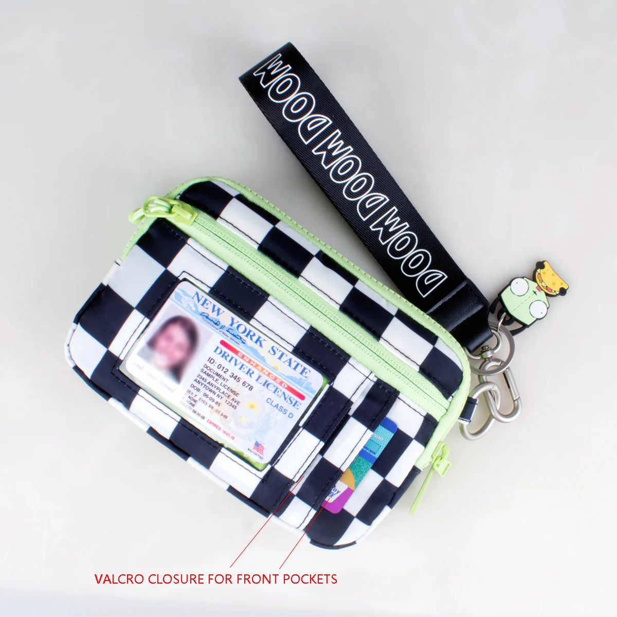 Fashion  Zipper Large Capacity Ladies Clutch Wallet Travel Portable Popular Zipper Coin Purse Phone Wallet