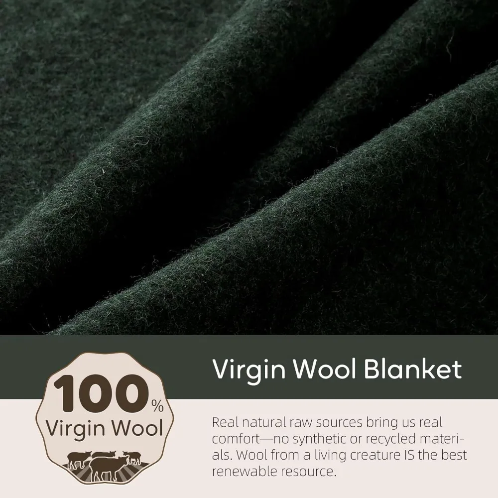Heavy Wool Camping Blanket 3