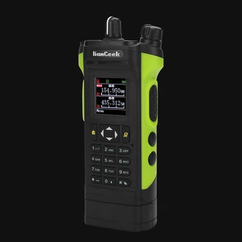 HAMGEEK APX-8000 Green 12W 128CH VHF UHF Walkie Talkie Dual Band Radio Dual PTT and Duplex 2