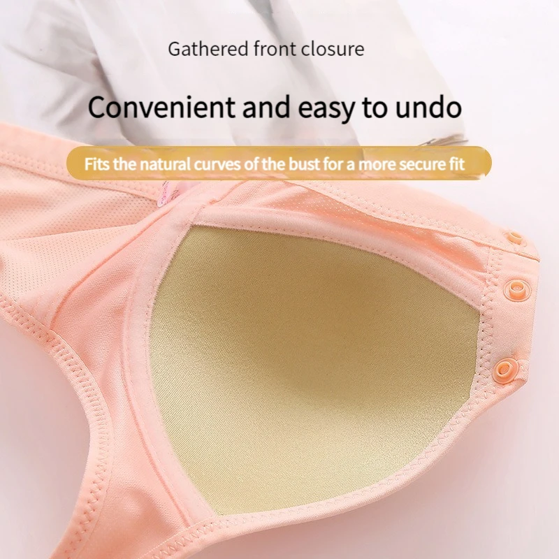 Nieuw Groot Formaat Voorkant Sluiting Moeder Terug Ondergoed Dunne Sectie Comfortabele Ademende Push-Up Bh Glanzende Lingerie Voor Vrouwen Sütyen