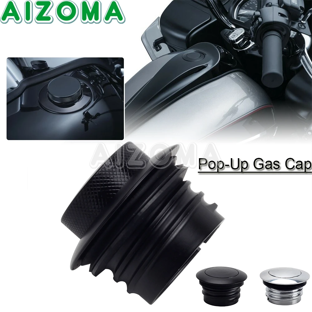 Per Harley Touring Tri Glide Electra Glide Ultra Classic Road Glide Street Glide 08-17 Coperchio Del Tappo Del Gas Del Serbatoio Del Carburante Dell'O
