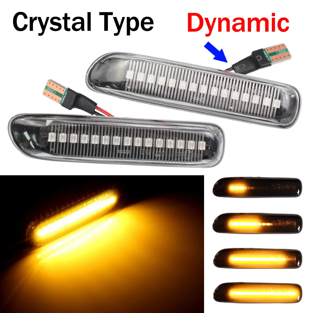 Side Marker Flowing Dynamic Blinker LED Turn Signal Light For BMW E46 3  Series Limo Coupe Compact Cabriolet Touring - AliExpress