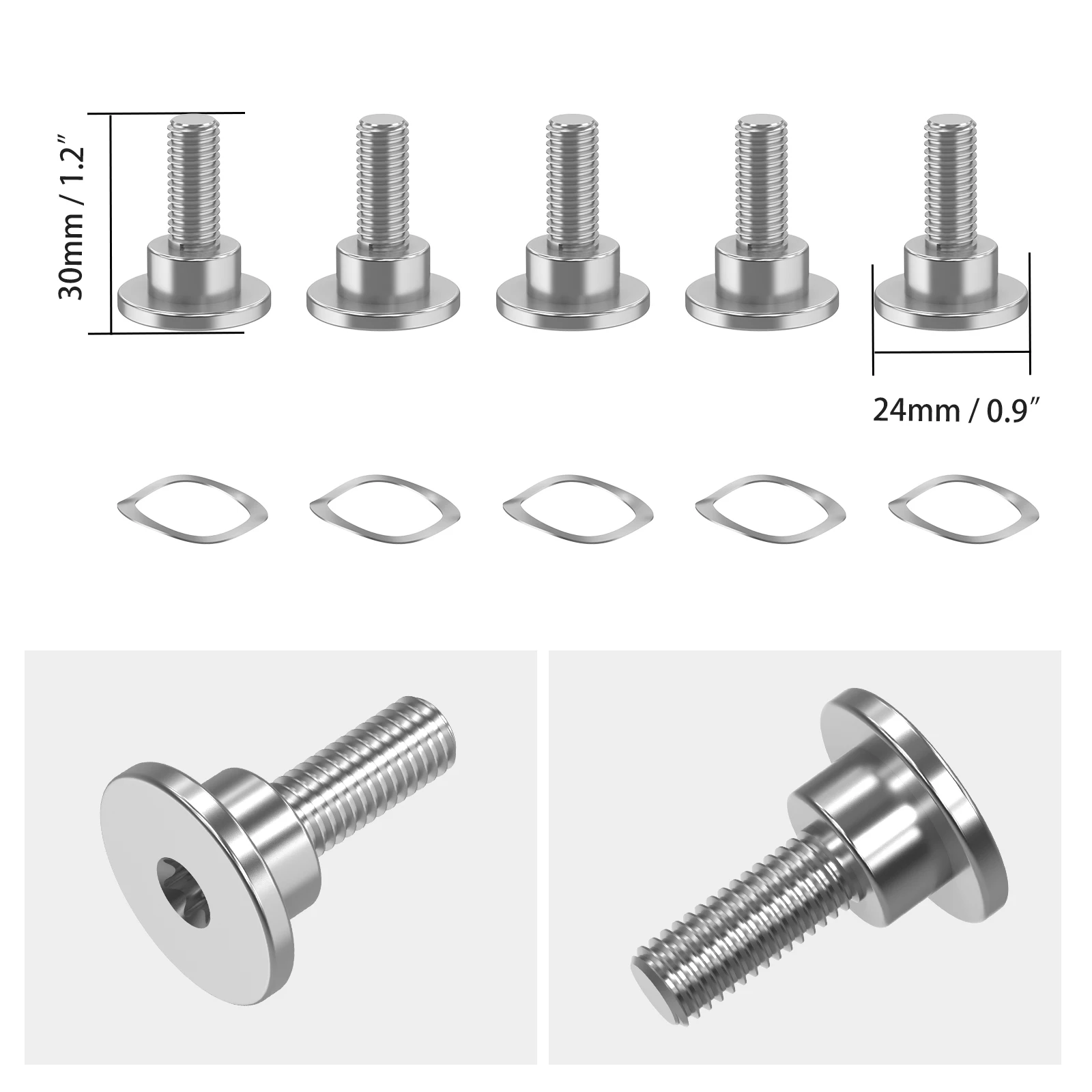 Für Harley Sportster S RH1250 S 2021-2024 NICECNC Vordere Bremsscheibe Schrauben Pan America 1250 RA1250S Sportster S 1250 RH1250S – Detail 3