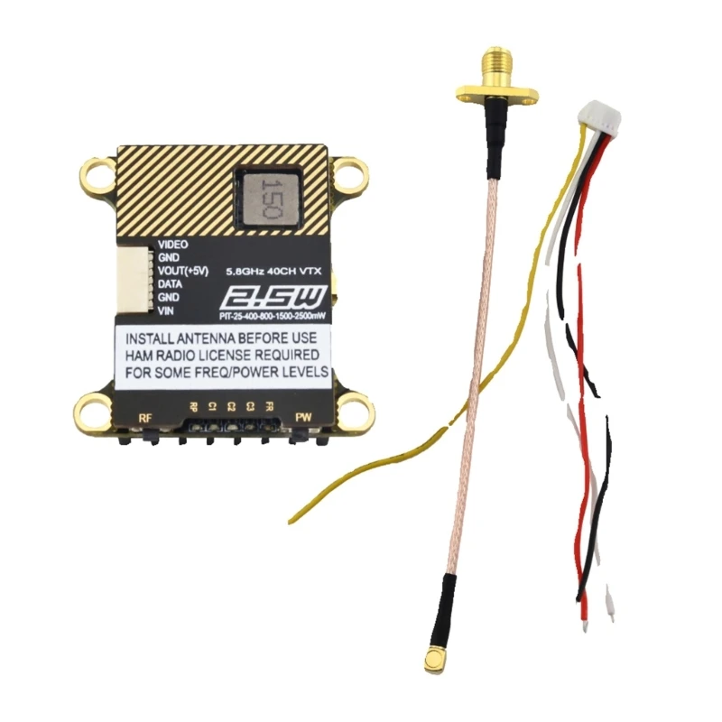 

5.8G 2.5W 40CH VTX Модуль передачи видео пластина 0-25-400-800-1500-2500mW