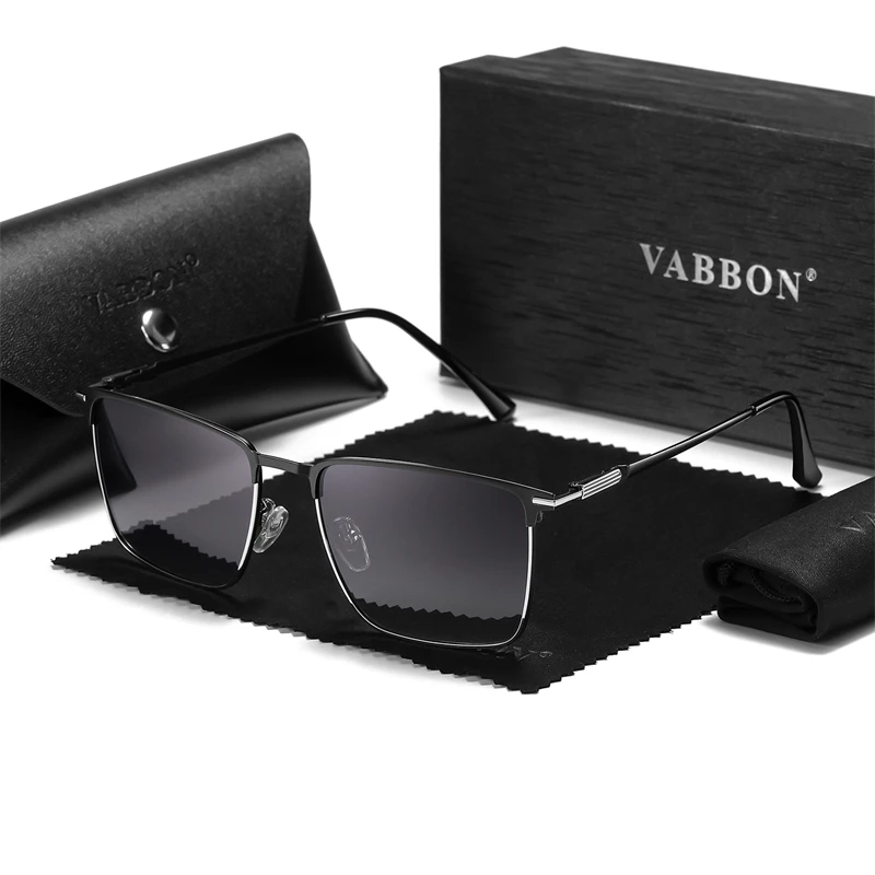 Anti-ultraviolet Car Sunglasses Man Superior Outdoor New Metallic Box Polarized Sunglasses 9439