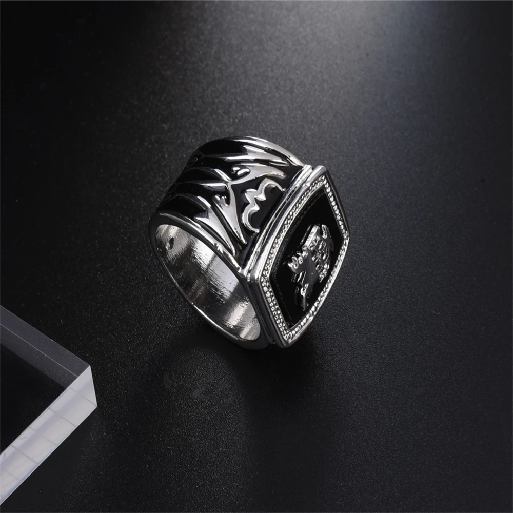The Vampire Diaries Revival Ring Cool Fashion Jewellery Movie TV Series Accessories for Boy Friend Festival Anniversary Gift