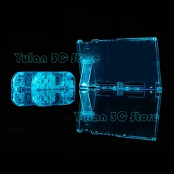 Transparent DIY Replacement Housing Shell for Nintendo Switch Console and Joy - Con - New Game Accessories (Transparent Blue)