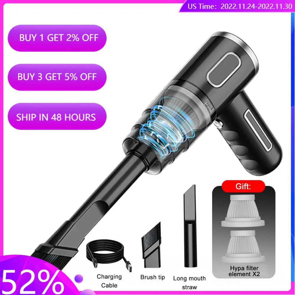 29000pa Car Wireless Vacuum Cleaner Wet Dry Vacuum Cleaner Cordless