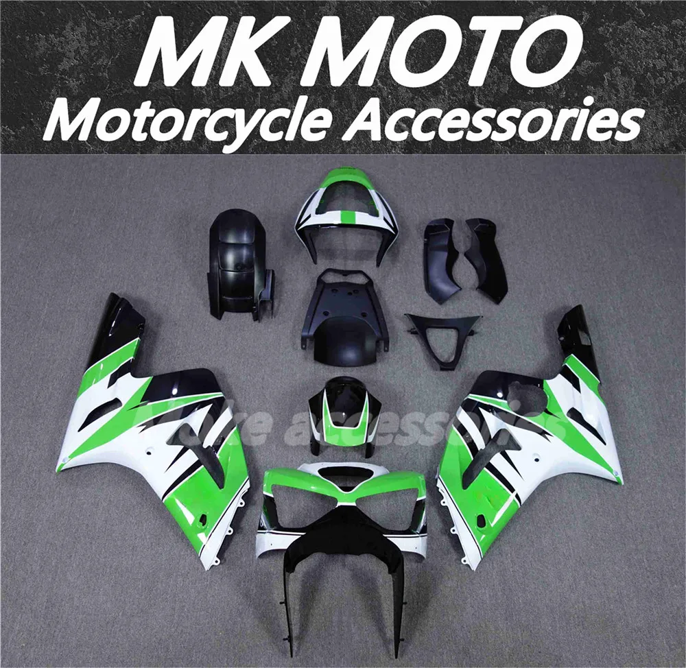 

Motorcycle Fairings Kit Fit For Zx-6r 2003-2004 636 Bodywork Set High Quality Abs Injection New Ninja Green White Black