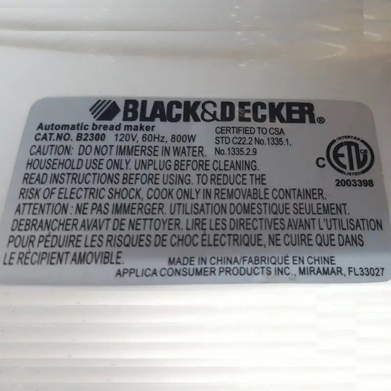 Cinto de Substituição para Breakmaker Black And Decker Máquina de Pão Maker 100 Novo B2300 B2300 Pcs