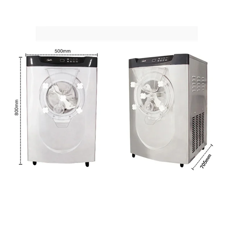 2000W Commercial Electric Hard Ice Cream Machine Vertical 54pcs/114pcs Ice Cream Maker Machine Freezing Appliances 110v BQ22T 2