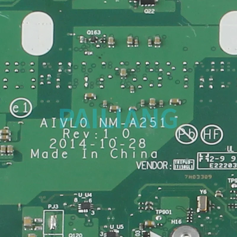 For LENOVO Thinkpad T450 Notebook Mainboard AIVL0 NM-A251 I3 I5 I7