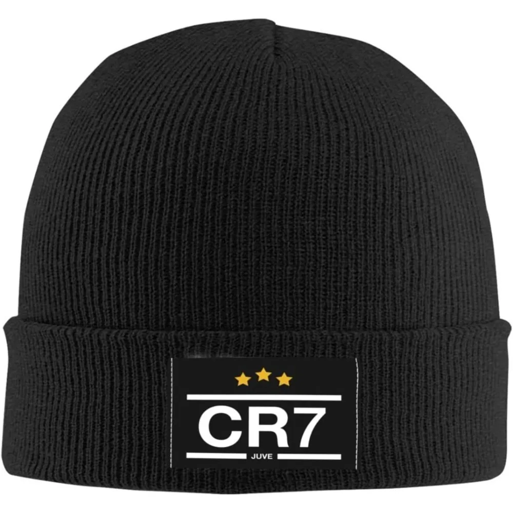 Ronaldo #7 Cappelli Lavorati A Maglia Per Adulti Berretto Casual Unisex, Passamontagna, Mezza Passamontagna