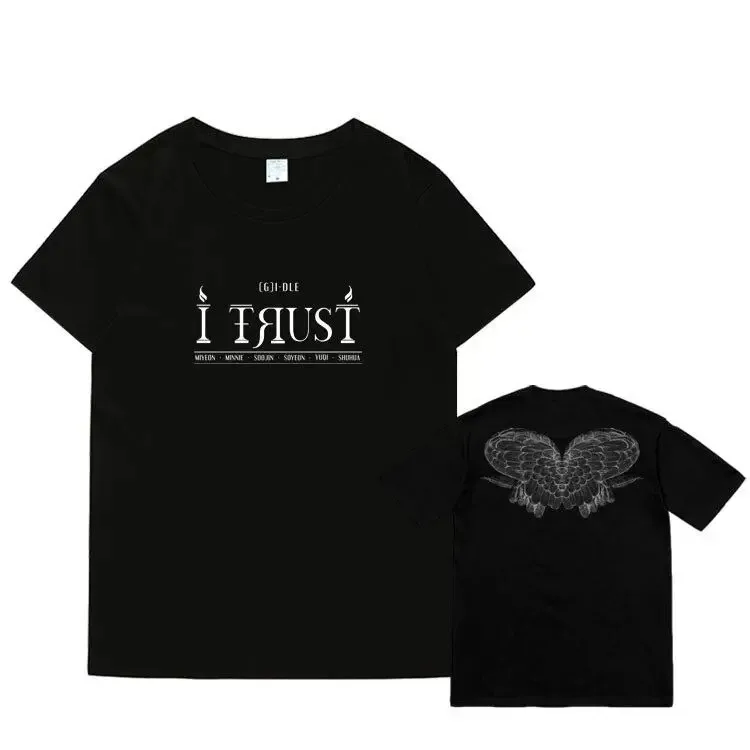 

Kpop Gidle T Shirt Feminist Y2K Gothic Fashion T-shirt Kpop Ver ã o Ulzzang Sleeves Curta T-shirt Popular Crian ç as (G) i-dle