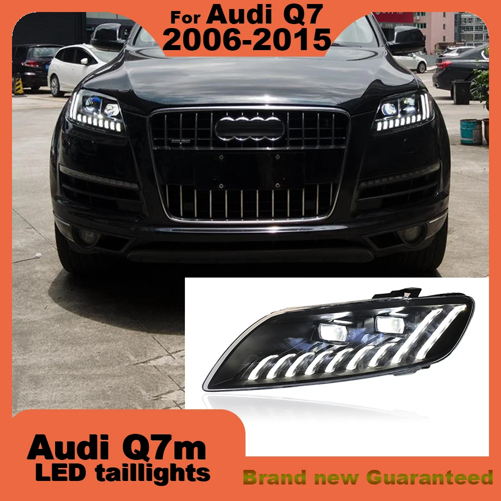 

For Audi Q7 rs7 2006-2015 upgrade LED headlamp Laser Lenses Lamp Head Front Light Daytime running light headlight Accessories