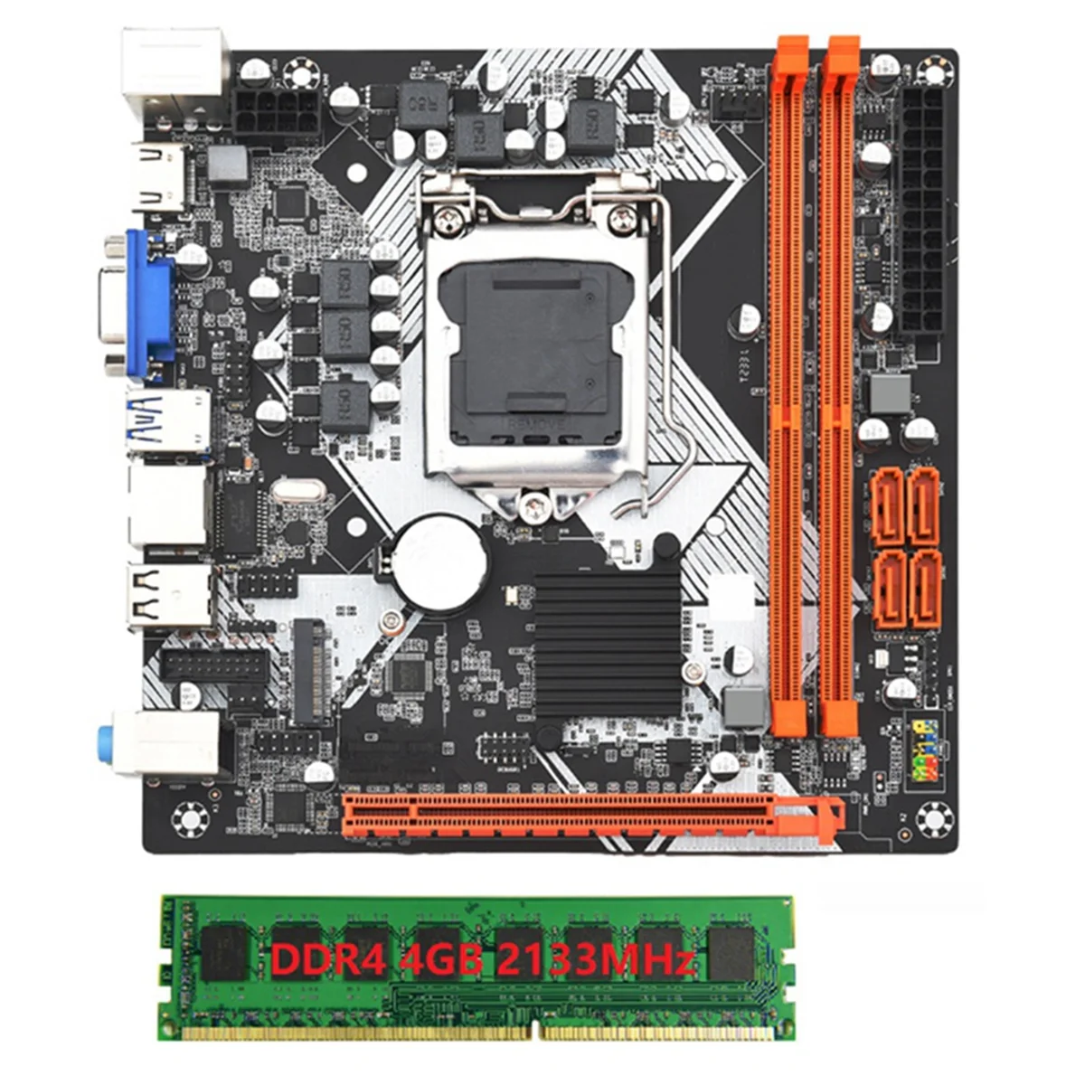 

Материнская плата ITX H110 для компьютера с 4G 2133 МГц DDR4 ОЗУ LGA1151 DDR4 поддерживает 32 Гб гигабитный Ethernet M.2 Nvme PCI-E 16X