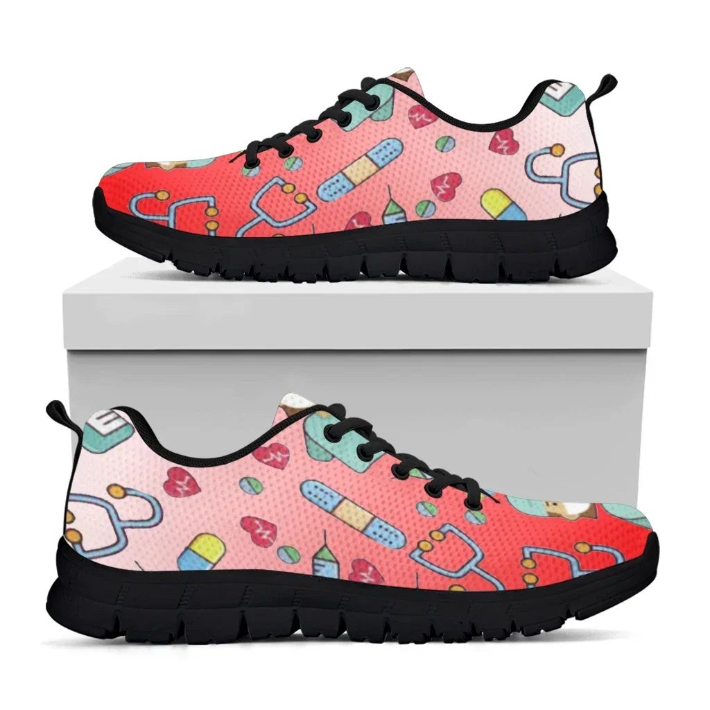 Gradient Color Surgeon Sneakers Medical Supplies Print Summer Comfortable Breathable Shoes Fashion Sneakers Zapatos