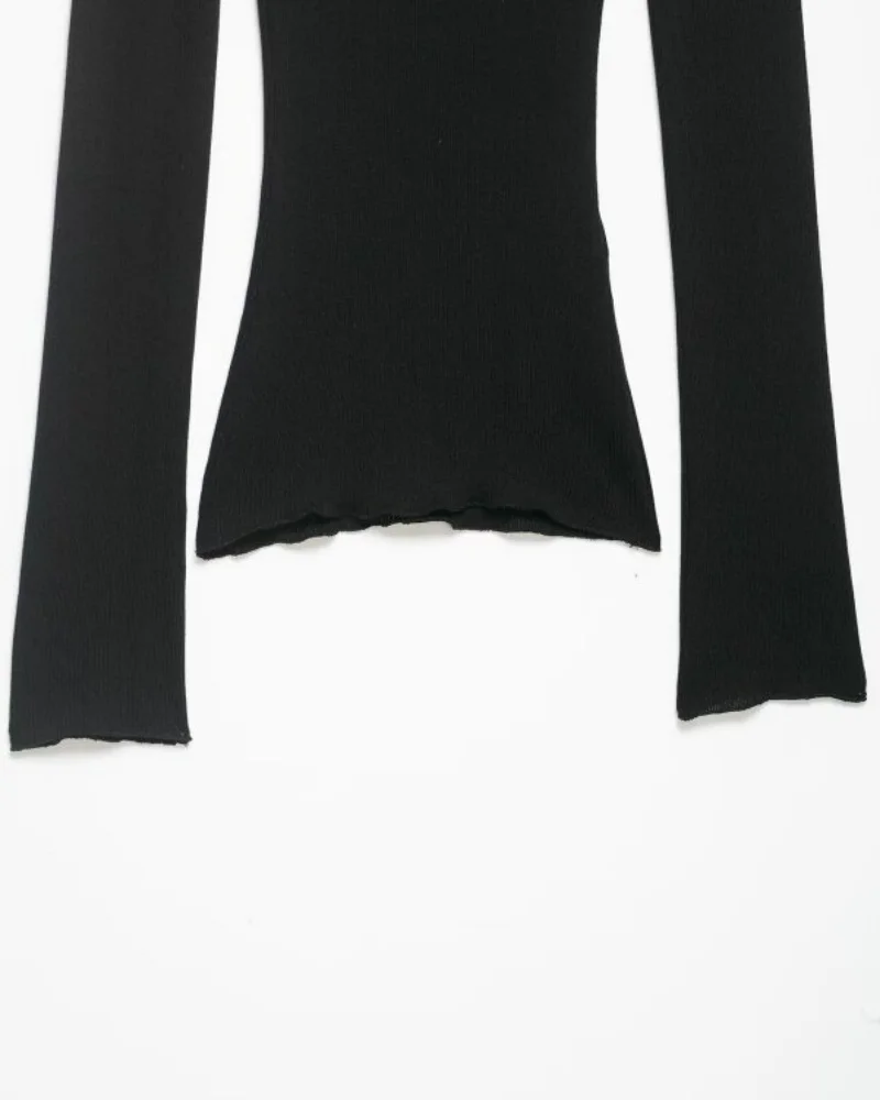 Lace Trim Off Shoulder Long Sleeve Knit Top for Women, Sexy Slim Fit Camisole, Spring Summer Casual Fashion Top
