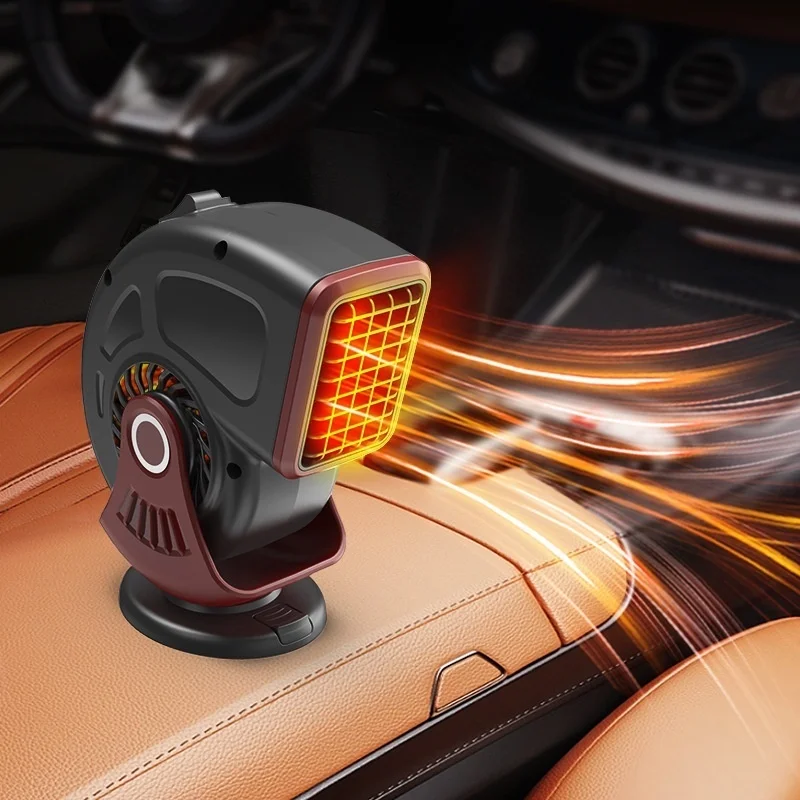 Car heater 12V24V mini car heater defogger defrost cold and warm dual-purpose electric