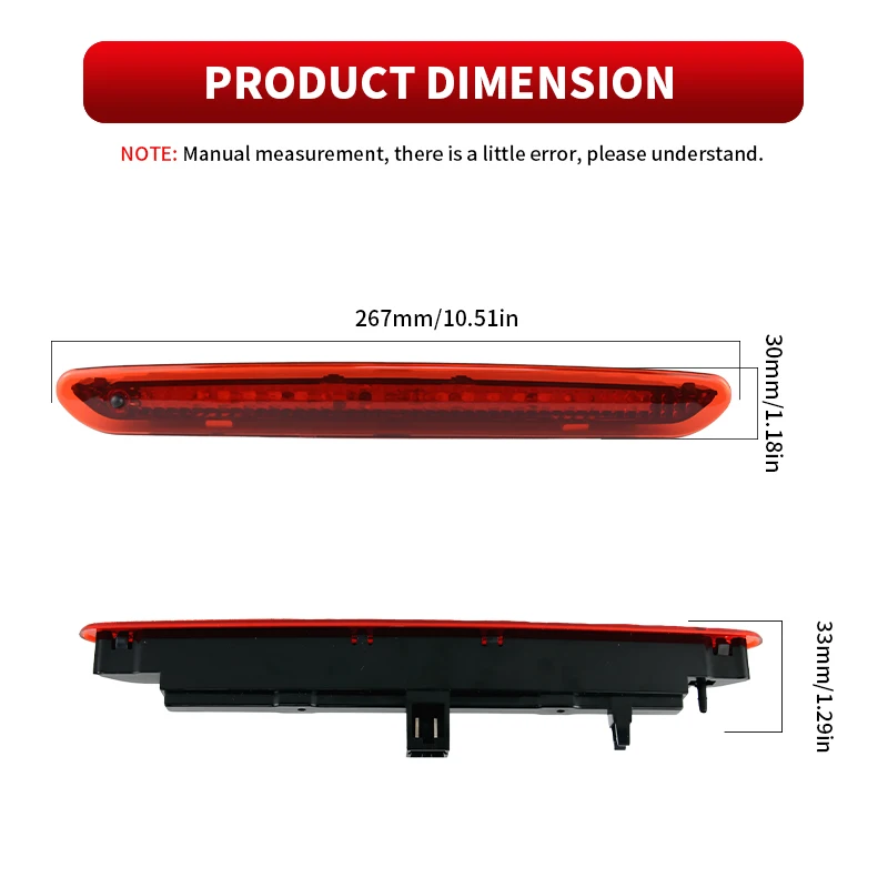 1PC ���� LED ���� ����Ʈ ���� ����Ʈ 3�� �극��ũ �Ĺ� ���� ���� ĵ���� (�Ǿ�Ʈ Ǭ�� ���� �ƹٽ� �׶��� Ǭ�� 2008 2009-2012 ��)