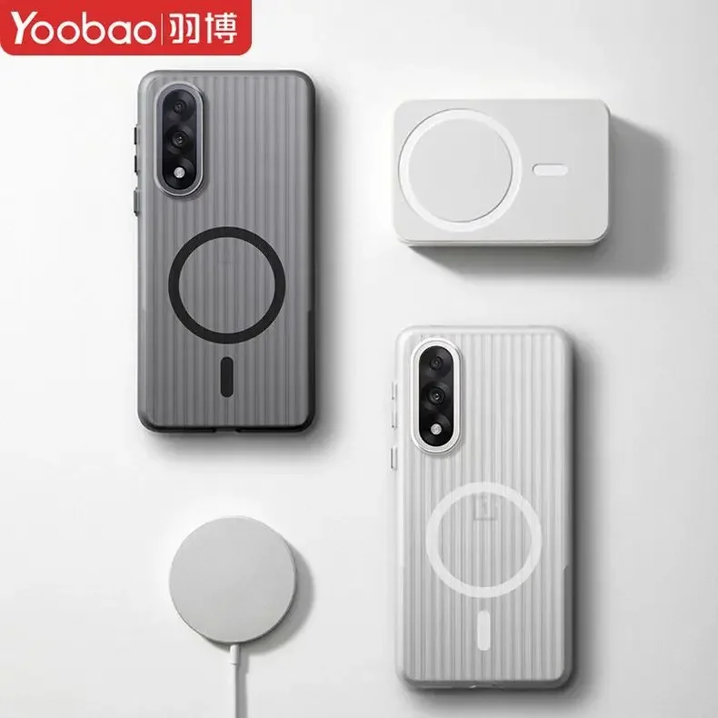 OnePlus Nord 5 Premium Magnetic Anti-Drop Case - Simple Ice Mist Design