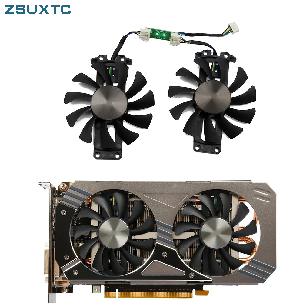 Ventilador Refrigerador Gtx 960 para Zotac Ga81s2u 75 mm 4g Pci-edc Placa Gráfica de Vídeo