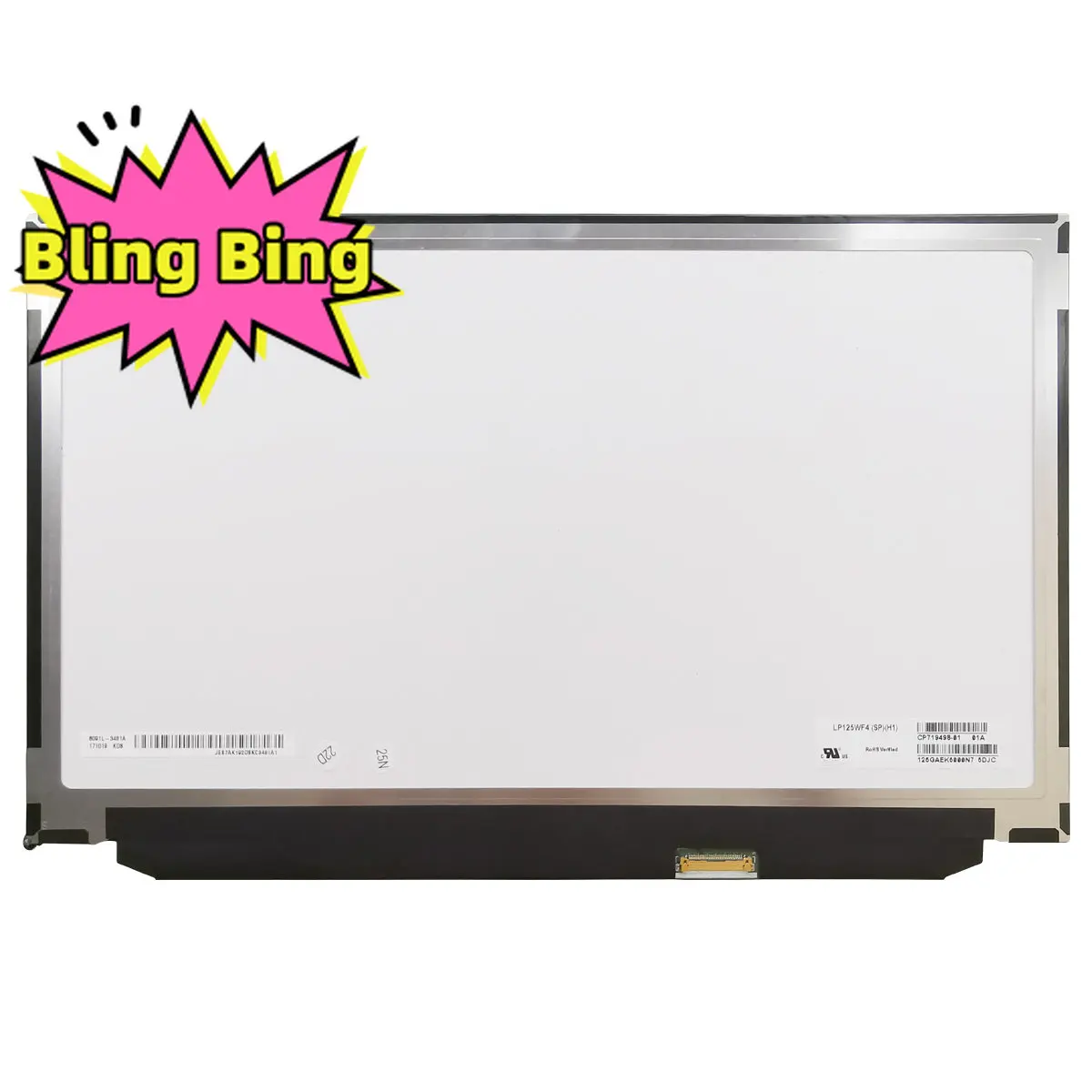 

LP125WF4 SPH1 подходит для B125HAN02.0 LP125WF2 SPB3 SPB4 eDP 30-контактный IPS-экран 1920 × 1080, новинка