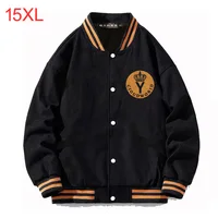 Spring autumn new men's man cardigan Coats COTTON plus size leisure jacket 15XL 14XL jackets for men 9XL 8XL men clothing 200KG 1