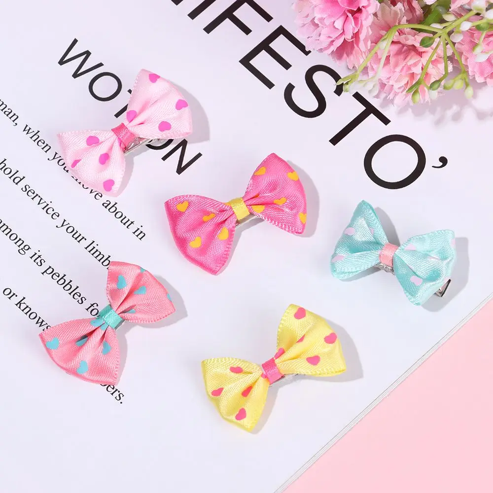 Hair Clips For Dogs Cat Sweet Bow Hairpins Colorful Hair Barrette Puppy Beauty Supplies Pet Butterfly Bows Pet Supplies 3