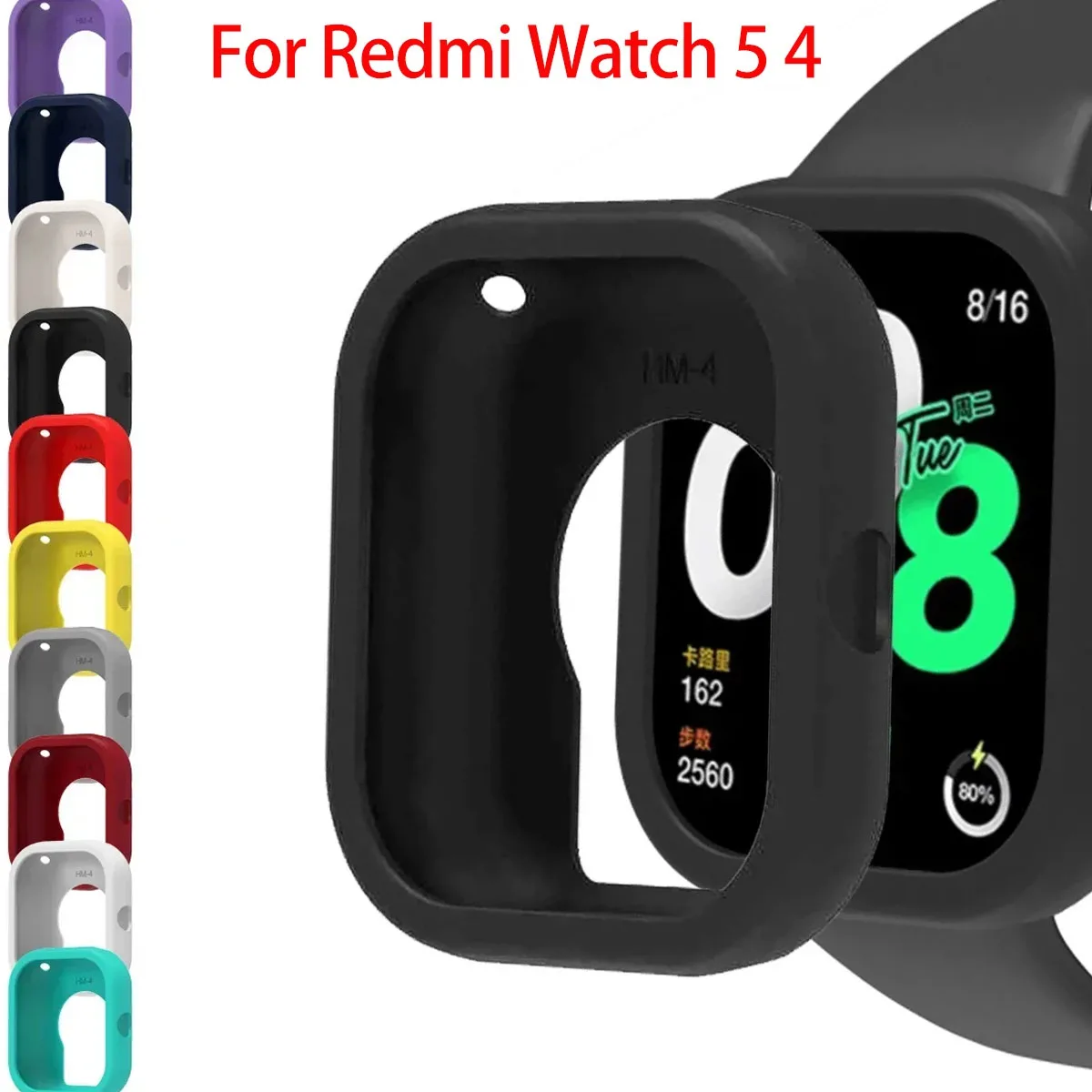 Hollow Soft Silicone Watch Protector Case - Durable Shell Coverage & Protection Accessories