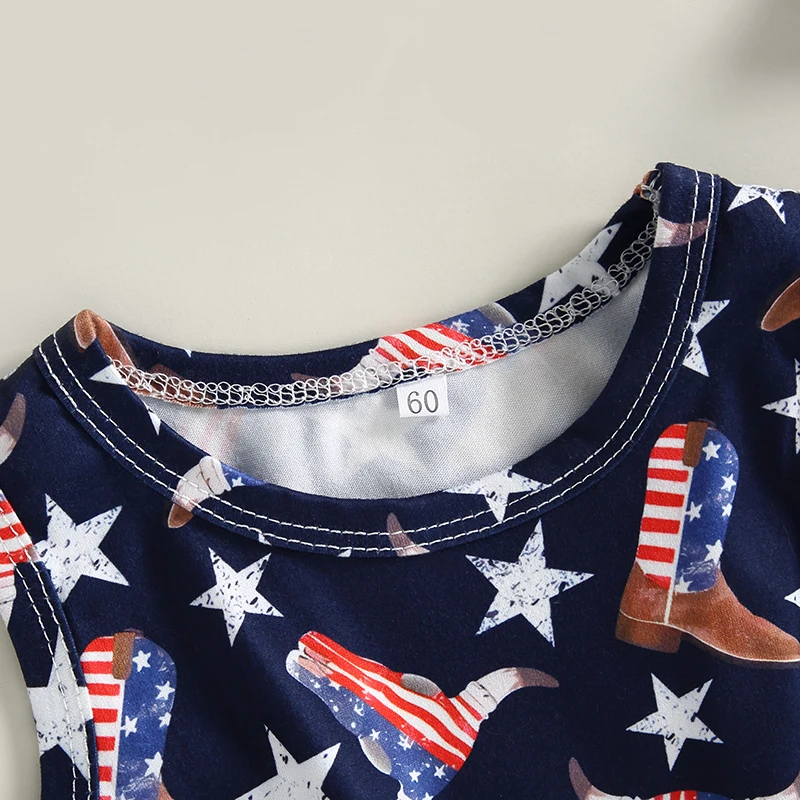 

Детская летняя одежда для новорожденных девочек 4 июля