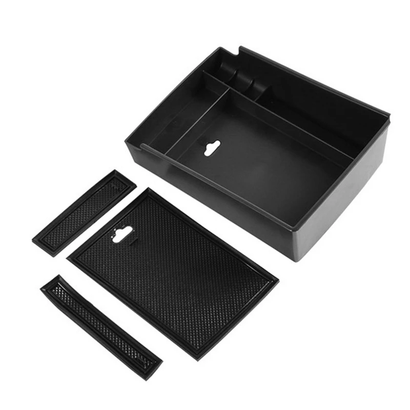 

Car Central Armrest Storage Box For Hyundai Kona EV 2018 2019 2020 2021 Accessories Center Console Organizer Containers