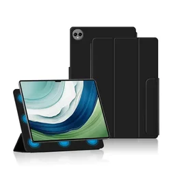 Versatile Magnetic Smart Tablet Case with Auto Wake/Sleep Function for MatePad Pro13.2 2025 (Black)