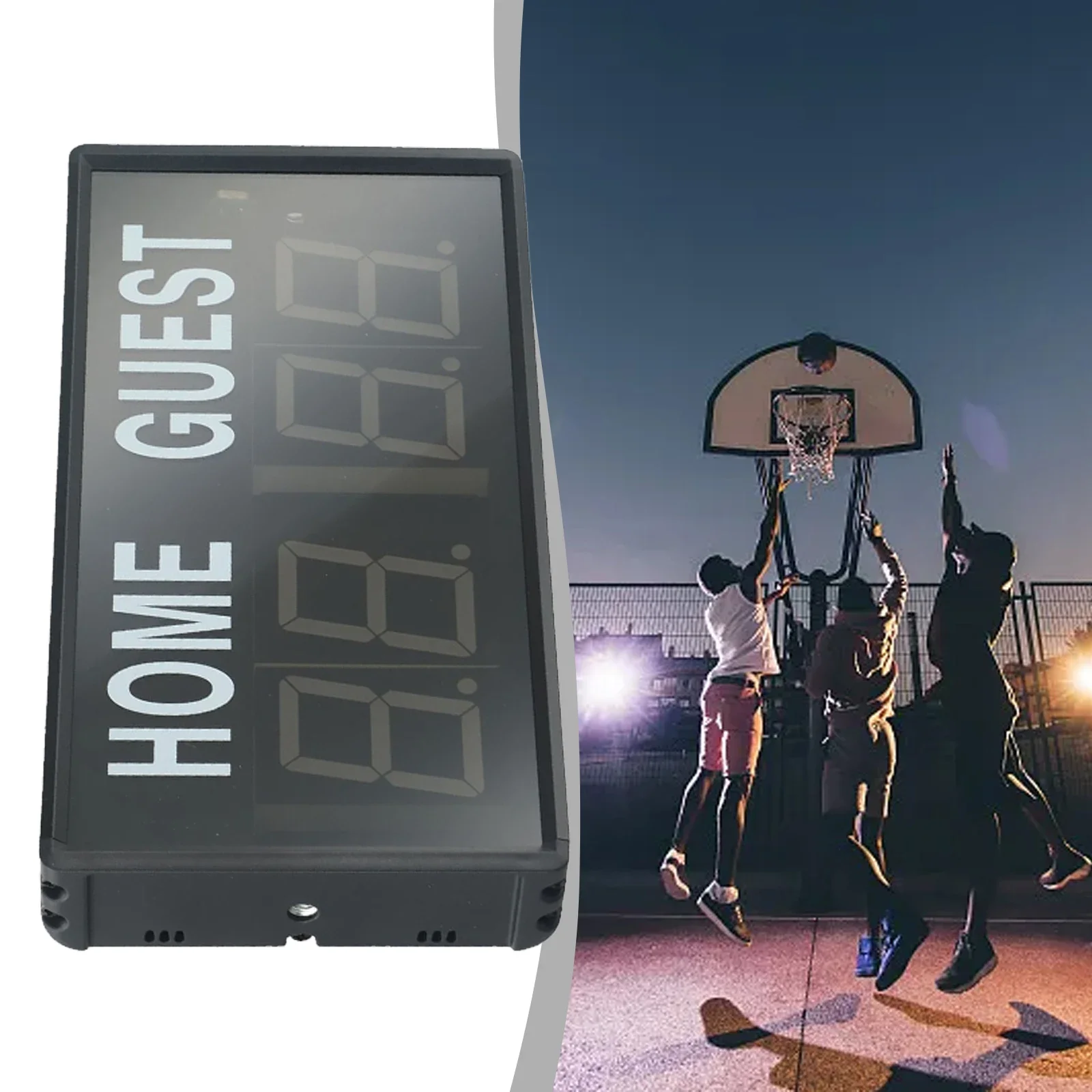 Remote Control Electronic Scoreboard Remote Control Digital Tabletop Scoreboard Games Activity 1.8&rdquo; Built-in 150mAh Red Hot Sale