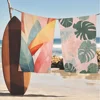 Palm leaves Towel Microfiber Beach Towel Absorbent Quick dry Soft Yoga Swimming Resort Mountain Climbing Towel 1