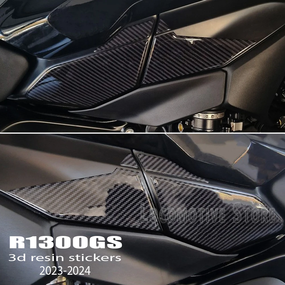 

Для BMW R 1300 GS R1300GS аксессуары GS 1300 вариант 719 тройной черный трофей 2024- 3D эпоксидная смола стикер защитный комплект