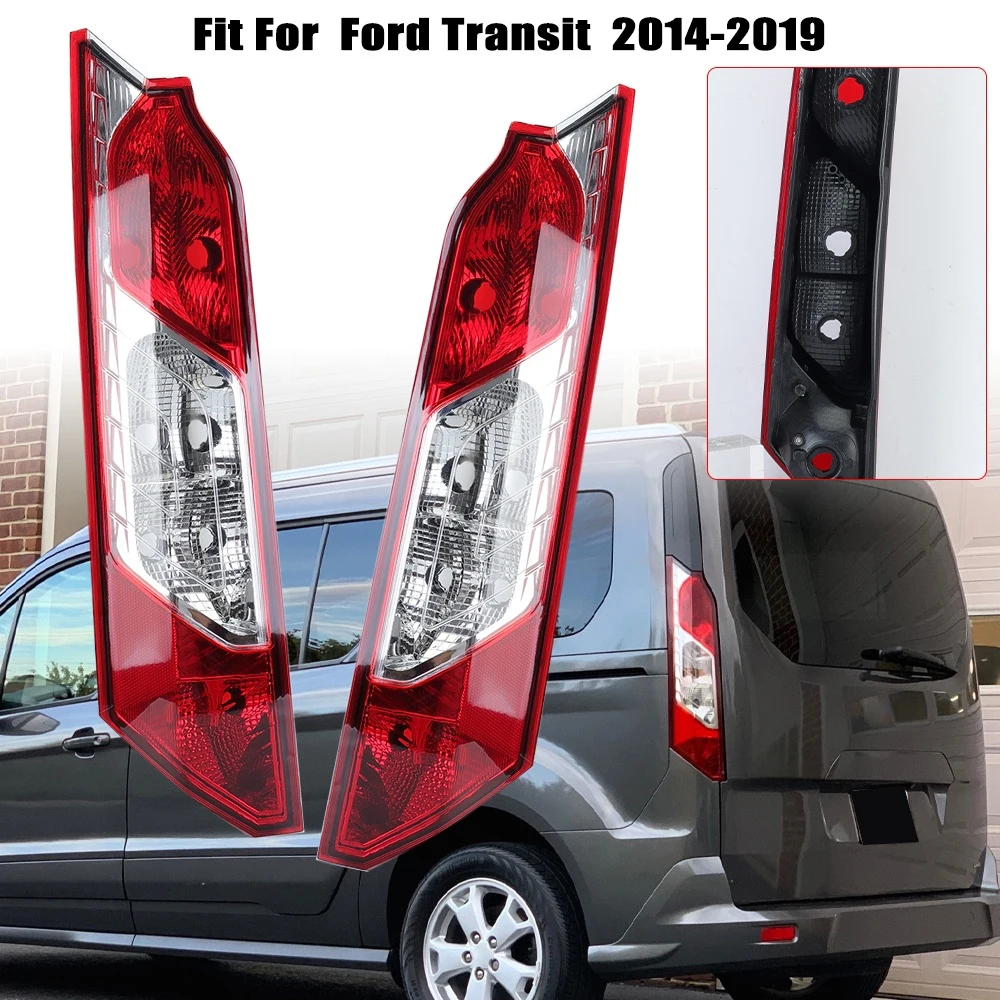 Car Rear Tail Lights for Ford Transit 2014 -2019 EU Version rear lights Without Wires Bulb Waterproof Assembly left Right - 34